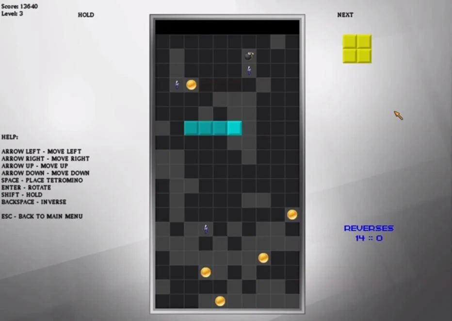 Tetris Reversed Le jeu défiant les joueurs avec un QI de 300