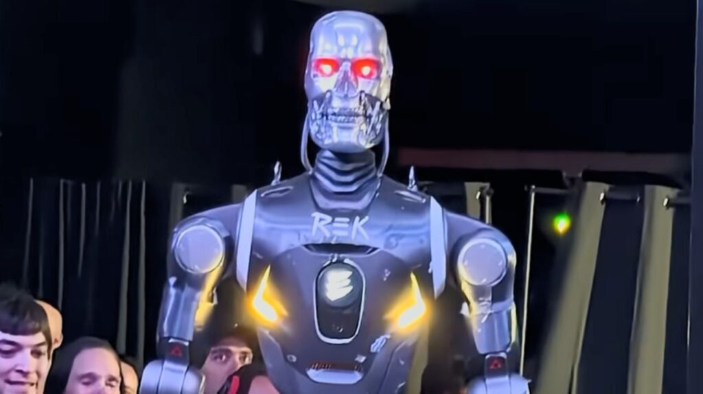 Robot vs humain MMA LaPenna KO face au Rekbot en 44 s