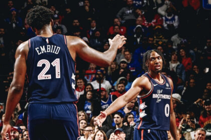 Duo dynamique des 76ers : Joel Embiid et Tyrese Maxey