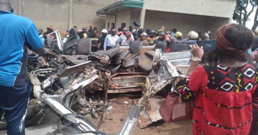 Terrible accident à Bafoussam : 8 morts et victimes en nombre