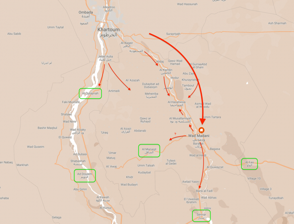 (NON CHANGE) Sudan war: RSF enters White Nile state and Sennar