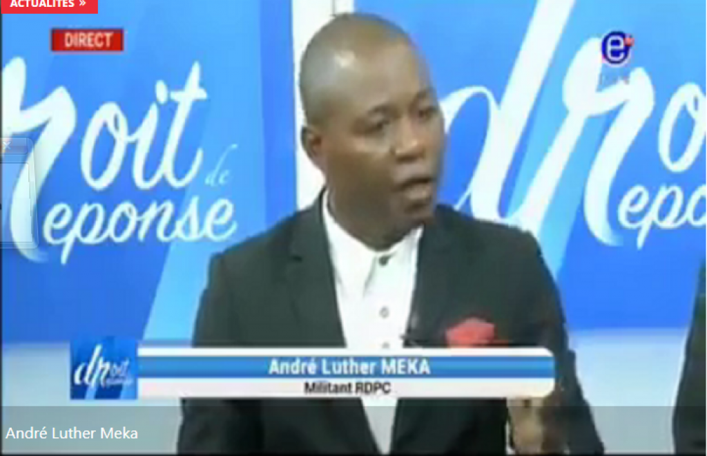 Affaire Pcrn et Equinoxe TV: André Luther Meka implore Cabral Libii de se reprendre