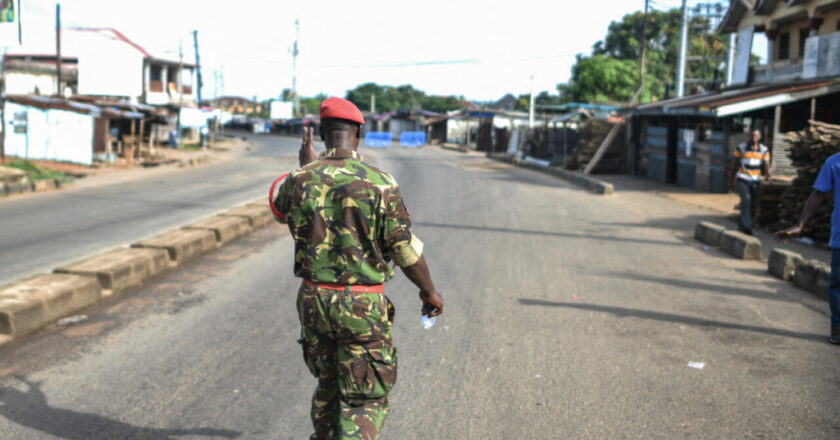Coup d’Etat en Sierra Leone : plusieurs militaires arrêtés