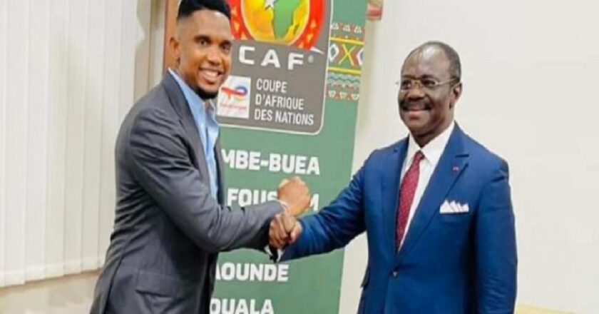 Samuel Eto’o absent lors de la signature du contrat avec le staff des Lions