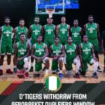 D'Tigers du Nigeria se retirent des qualifications pour l'AfroBasket 2025 pour pénurie de fonds !