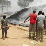 Énorme incendie chez Sodecoton : 1500 tonnes de coton ravagées