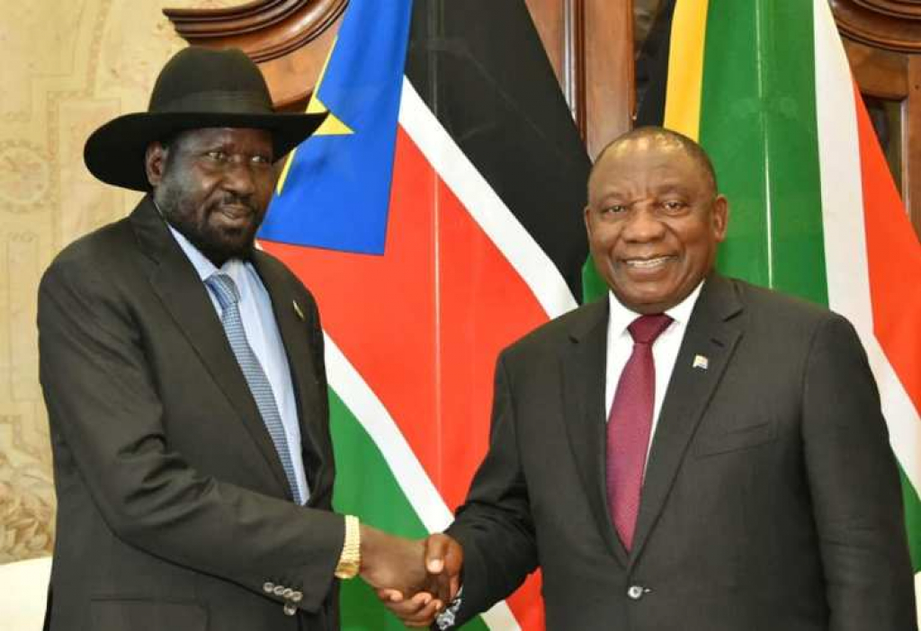 Réunion historique entre les dirigeants du Sud-Soudan et M. Ramaphosa pour progresser dans l'accord de paix et les élections
