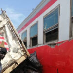 Collision entre un train et un camion à Japoma à Douala