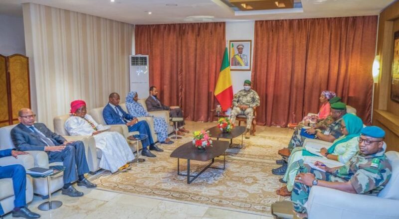 Diplomatie au Mali : Le Président de la Transition reçoit une délégation tchadienne