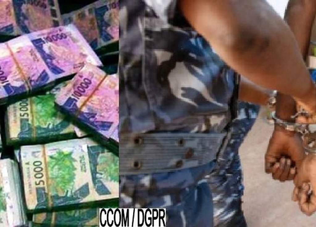 Fraude à Tchaourou : la police démantèle un faussaire multiplicateur d'argent au Bénin