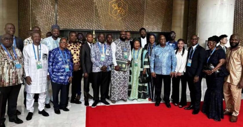 Le Président de la Transition Général Mamadi Doumbouya en visite à Pékin