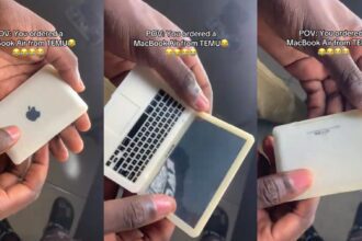 Une commande en ligne qui ne s’est pas passée comme prévu : au lieu d’un MacBook Air, il reçoit un miroir